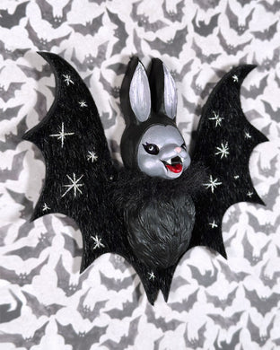 Vampire Bunny Wall Ornament (B)