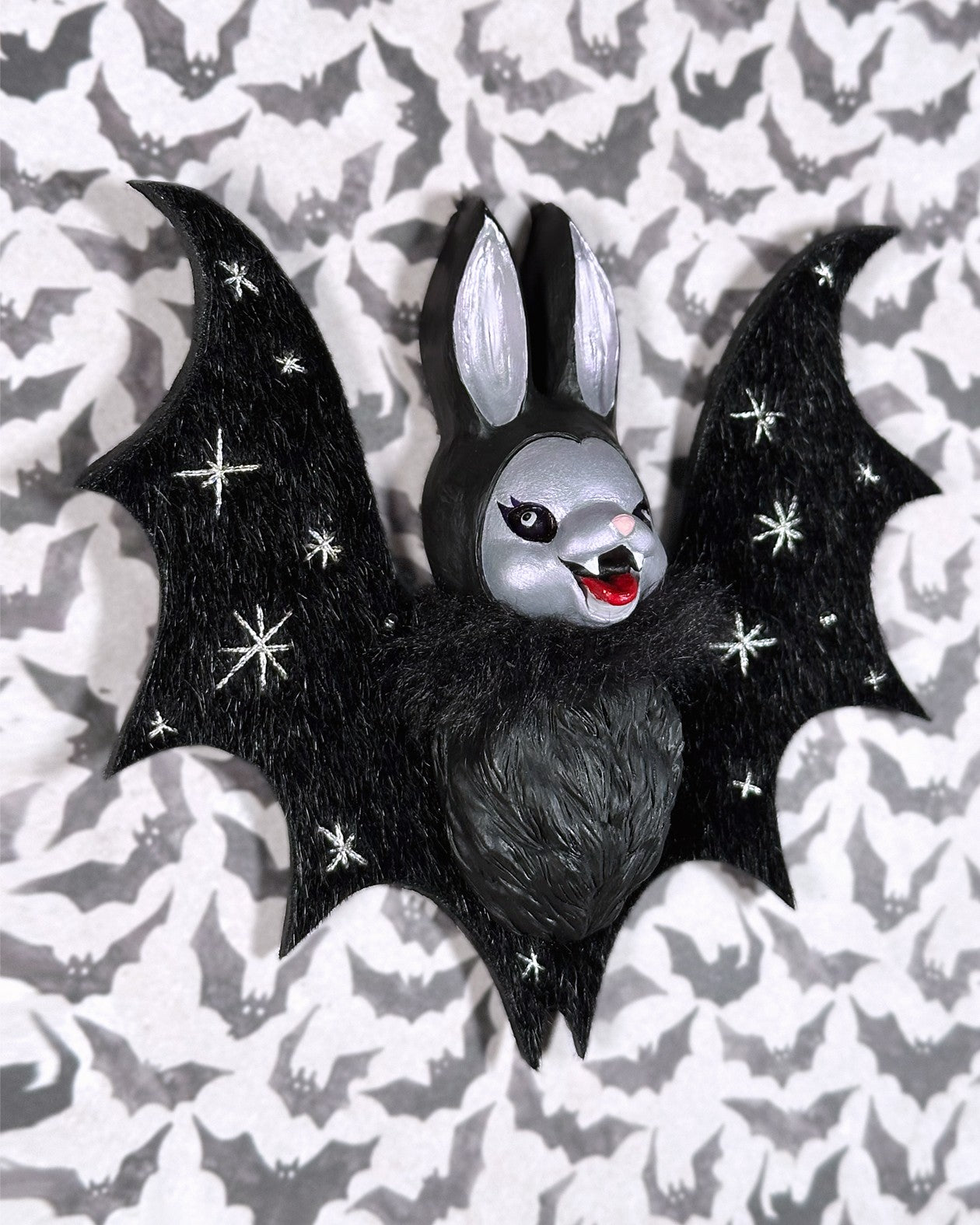 Vampire Bunny Wall Ornament (B)