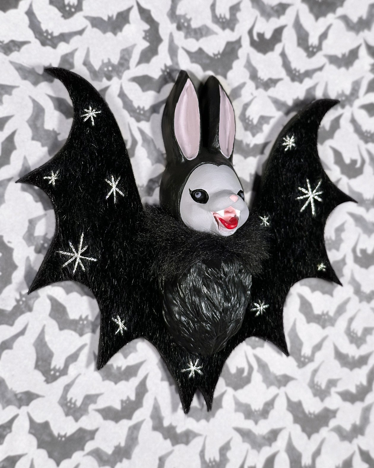Vampire Bunny Wall Ornament (D)