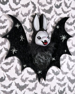Vampire Bunny Wall Ornament (F)