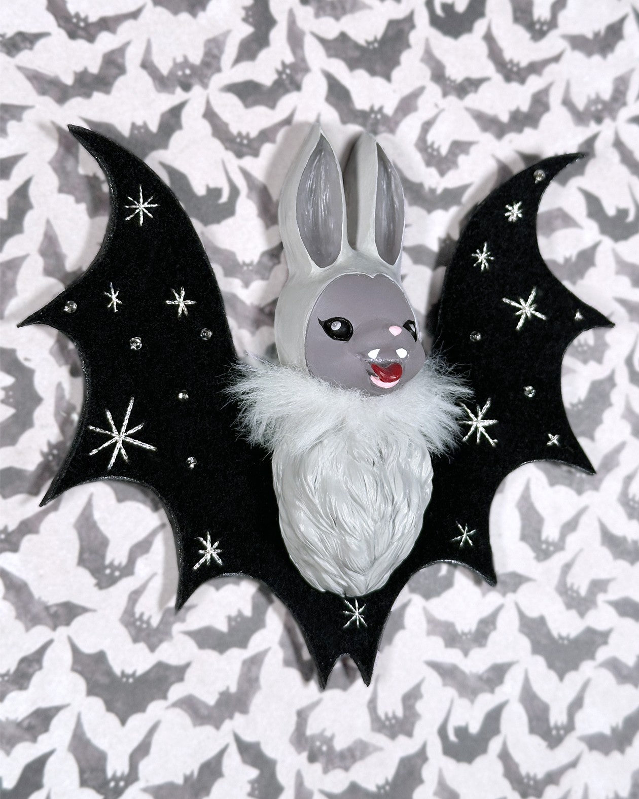 Vampire Bunny Wall Ornament (E)
