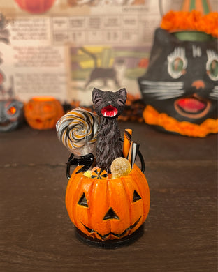 Scarily Cat Jack-o’-Lantern (A)