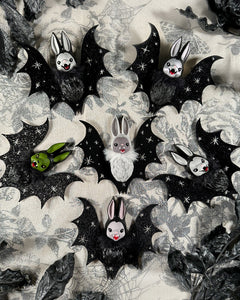 Vampire Bunny Wall Ornament (C)