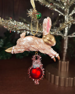 Jumping Bunny Ornaments (A)