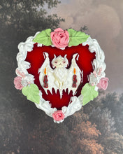 Load image into Gallery viewer, Bat Heart Mini Faux Cake (A)