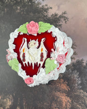 Load image into Gallery viewer, Bat Heart Mini Faux Cake (A)