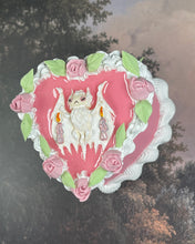 Load image into Gallery viewer, Bat Heart Mini Faux Cake (B)