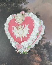 Load image into Gallery viewer, Bat Heart Mini Faux Cake (C)
