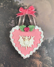 Load image into Gallery viewer, Bat Heart Mini Faux Cake (F) Flat Cake