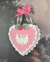 Load image into Gallery viewer, Bat Heart Mini Faux Cake (F) Flat Cake