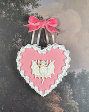 Load image into Gallery viewer, Bat Heart Mini Faux Cake (H) Flat Cake