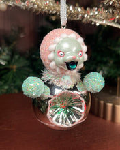 Load image into Gallery viewer, Sugar Plum Roly Poly Glass Ornament Doll (C)