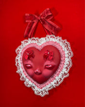 Load image into Gallery viewer, Candy Heart Face Bunny (XOXO)