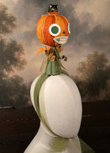 Load image into Gallery viewer, Wide Smiling Cat Pumpkin Hat